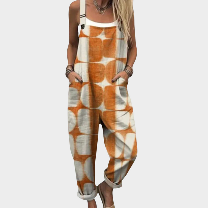 SALOPETTE MOTIF GÉOMÉTRIQUE POUR FEMMES