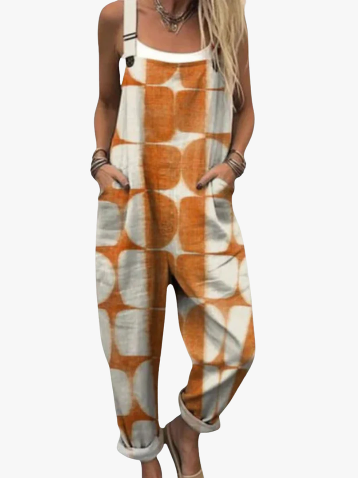 SALOPETTE MOTIF GÉOMÉTRIQUE POUR FEMMES