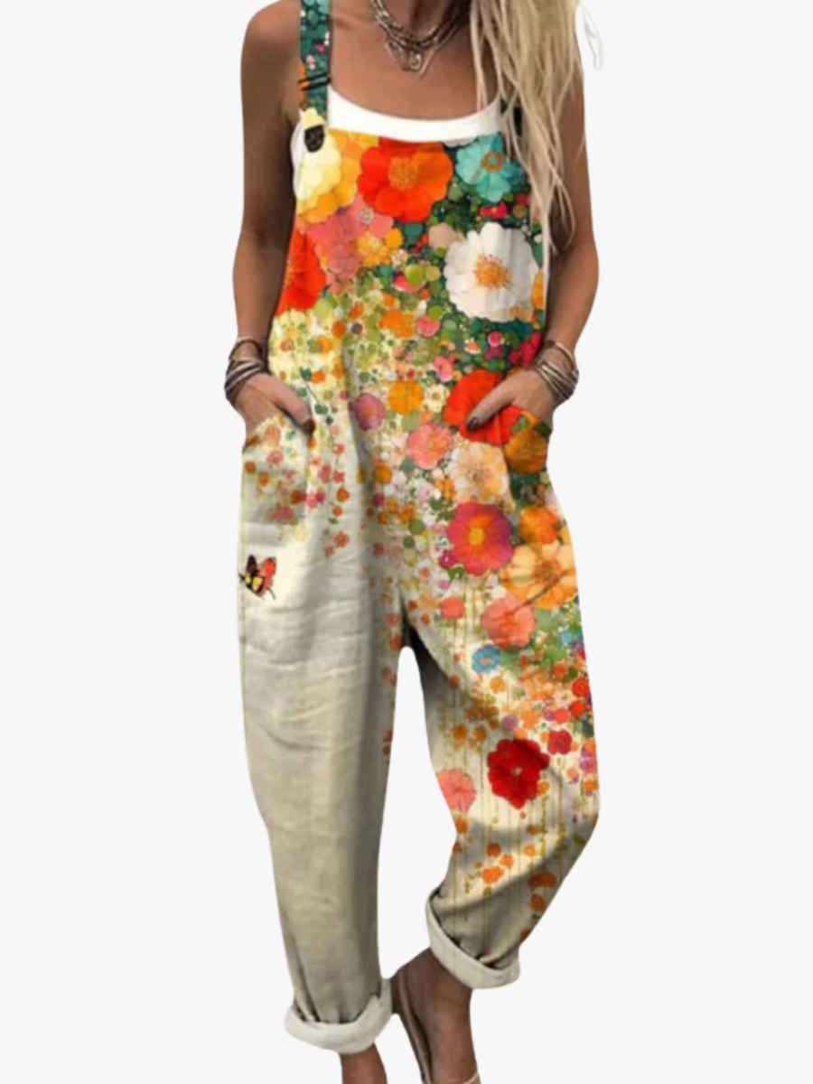 SALOPETTE FLEURS VIVANTES POUR FEMMES
