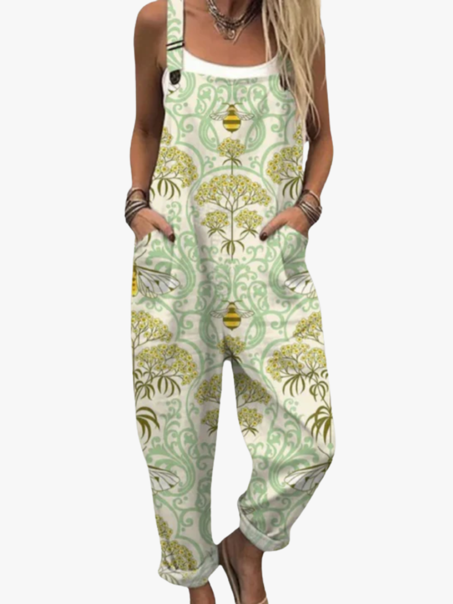 SALOPETTE MOTIFS NATURE POUR FEMMES