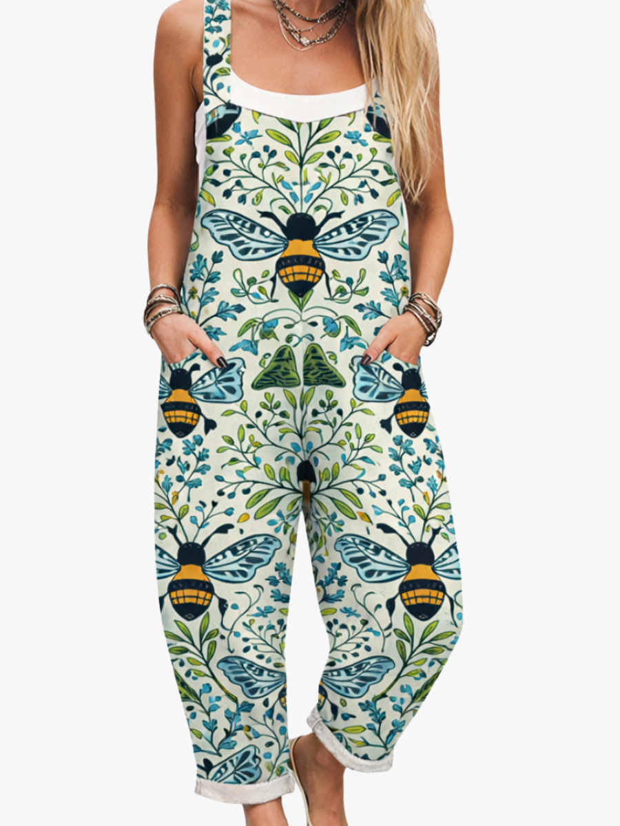 SALOPETTE ABEILLES BOTANIQUES POUR FEMMES