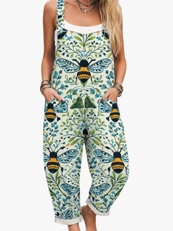SALOPETTE ABEILLES BOTANIQUES POUR FEMMES