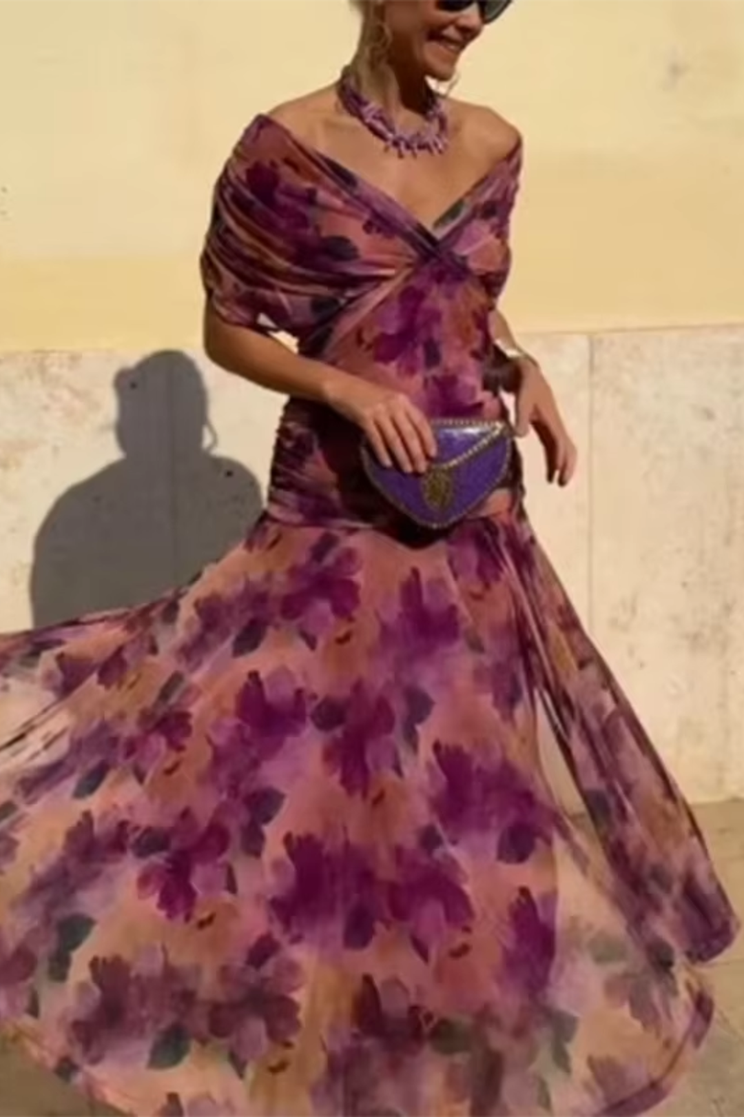 Amara | Robe Maxi de Soirée à Col V