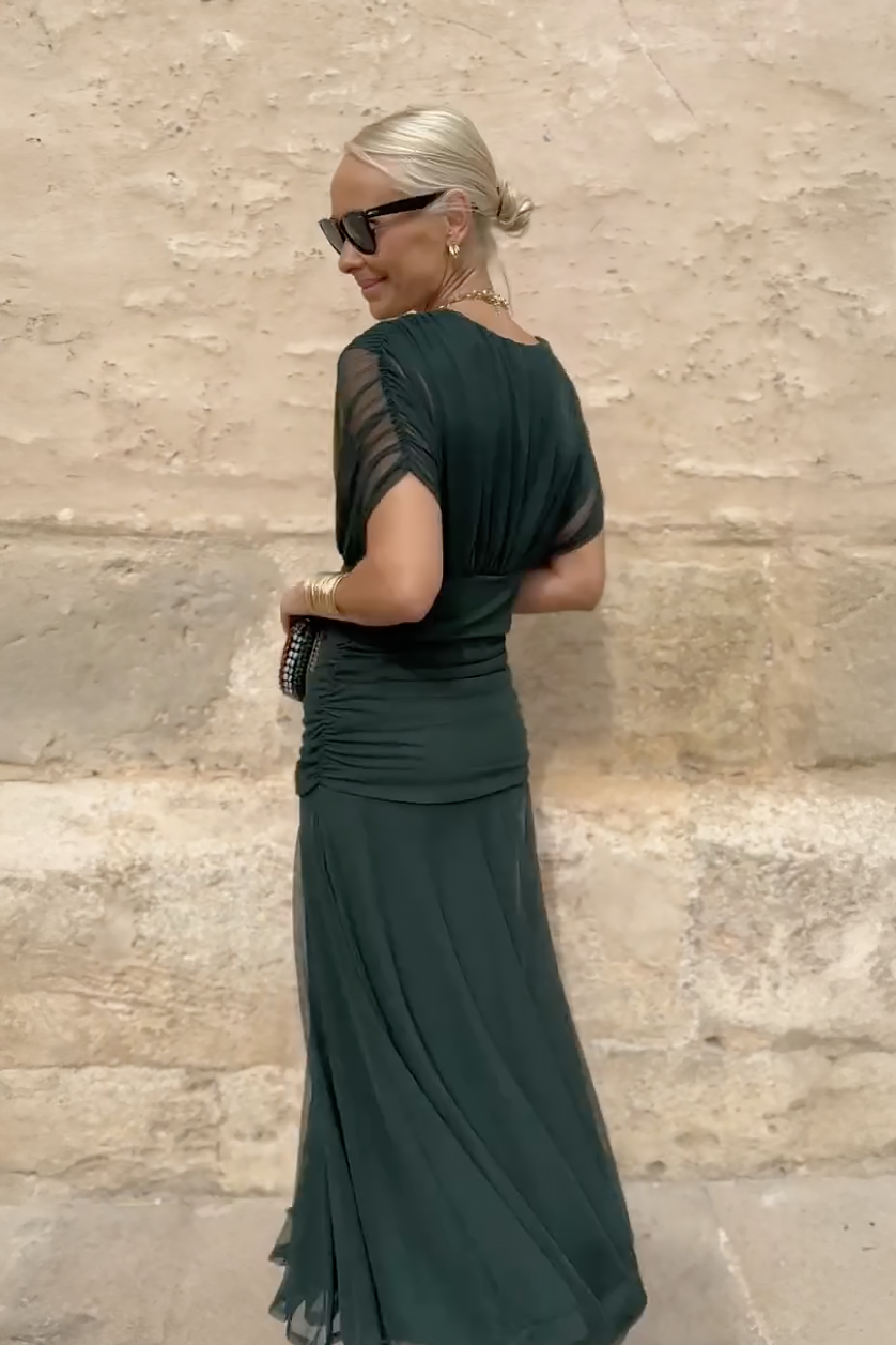 Amara | Robe Maxi de Soirée à Col V