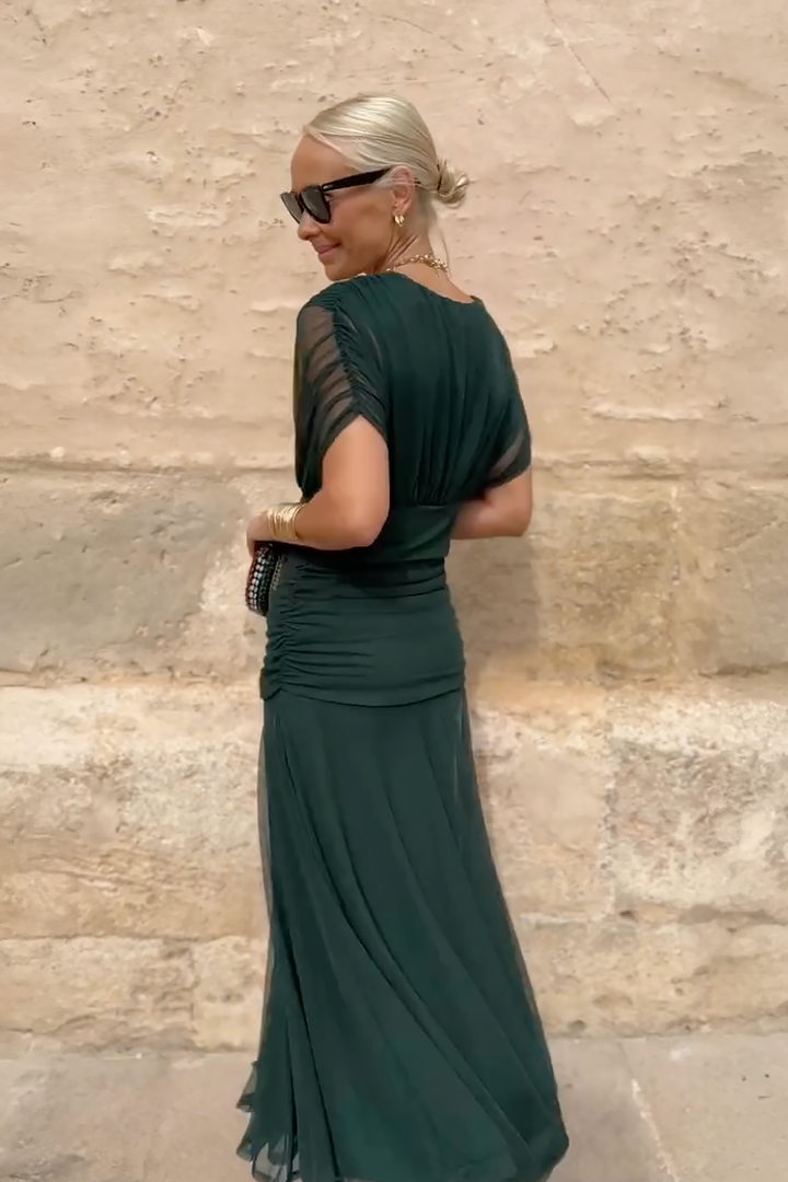 Amara | Robe Maxi de Soirée à Col V