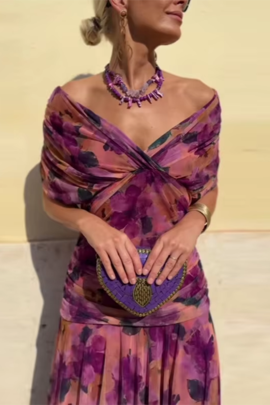 Amara | Robe Maxi de Soirée à Col V