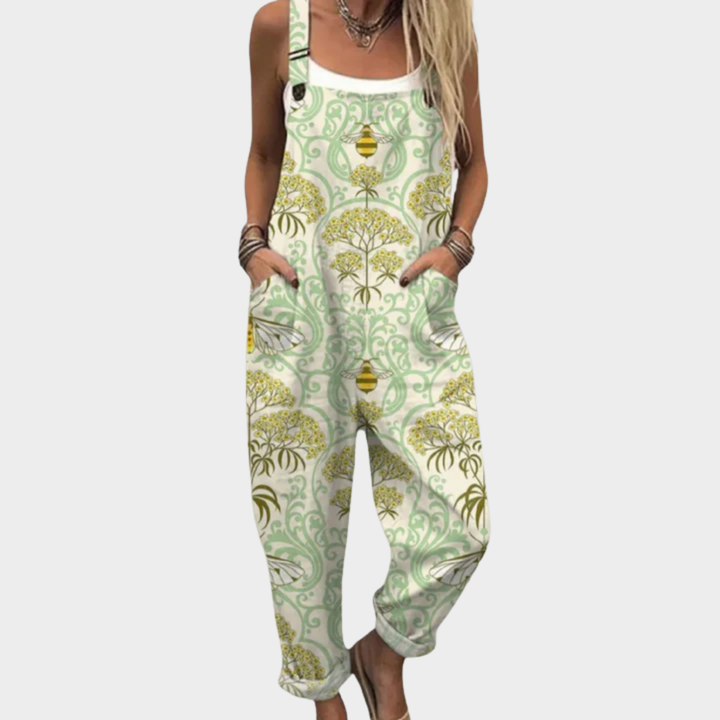 SALOPETTE MOTIFS NATURE POUR FEMMES
