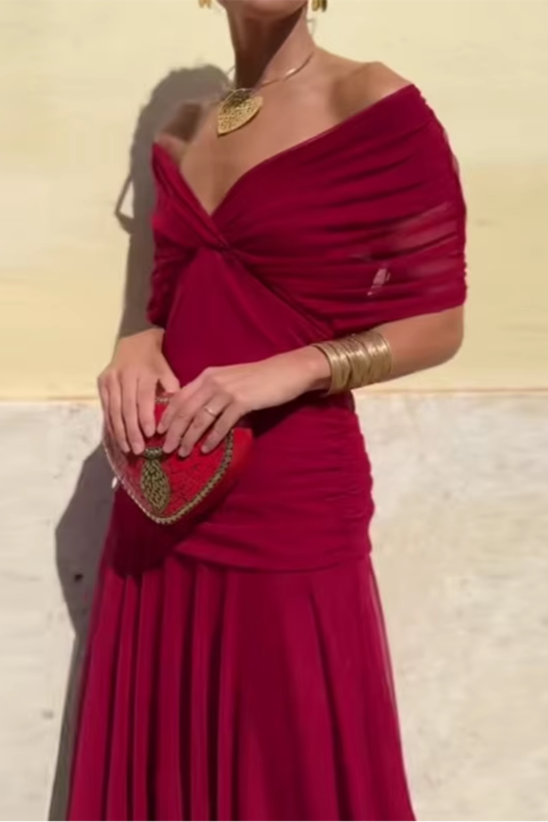 Amara | Robe Maxi de Soirée à Col V