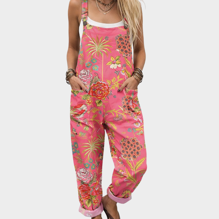 SALOPETTE FLORALE VIVE POUR FEMMES