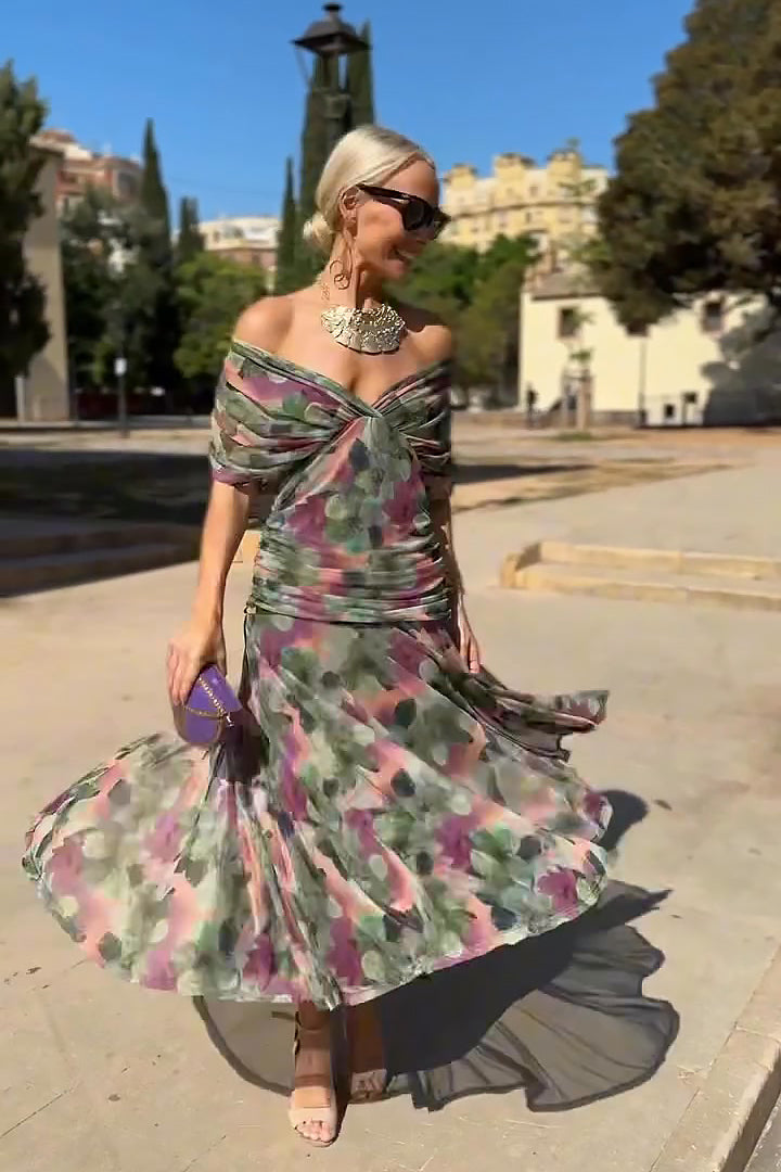 Amara | Robe Maxi de Soirée à Col V