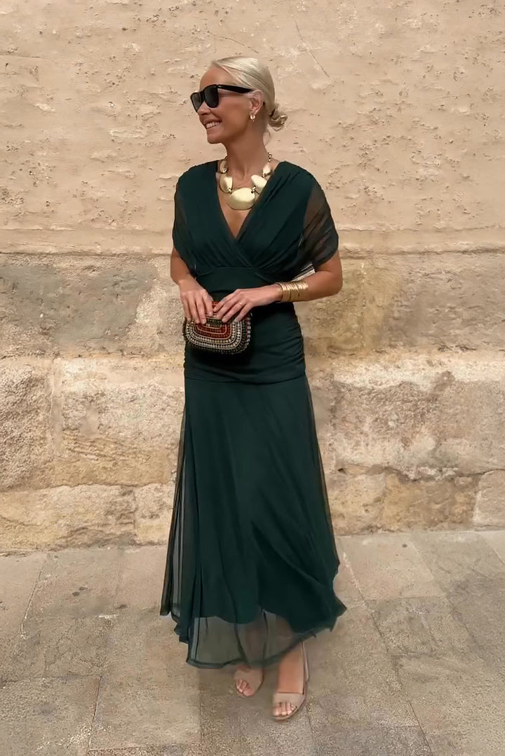 Amara | Robe Maxi de Soirée à Col V