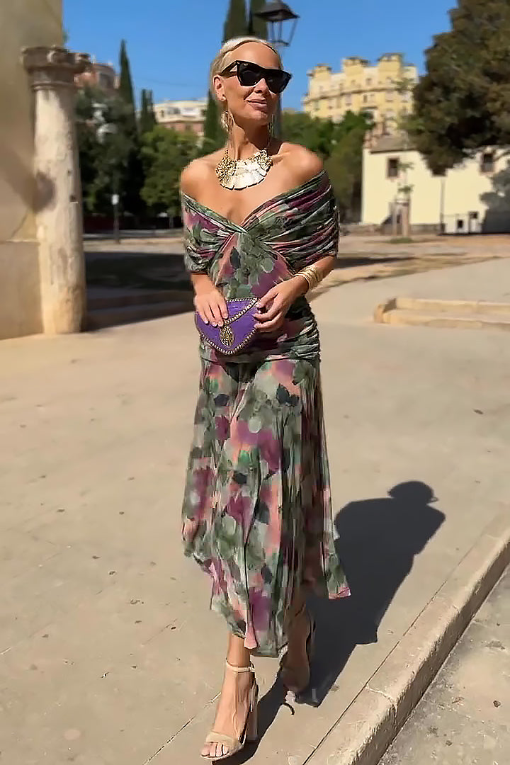 Amara | Robe Maxi de Soirée à Col V