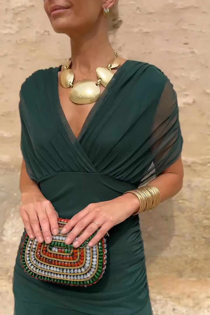 Amara | Robe Maxi de Soirée à Col V