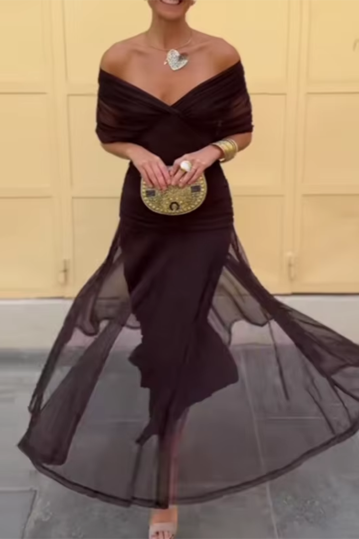 Amara | Robe Maxi de Soirée à Col V