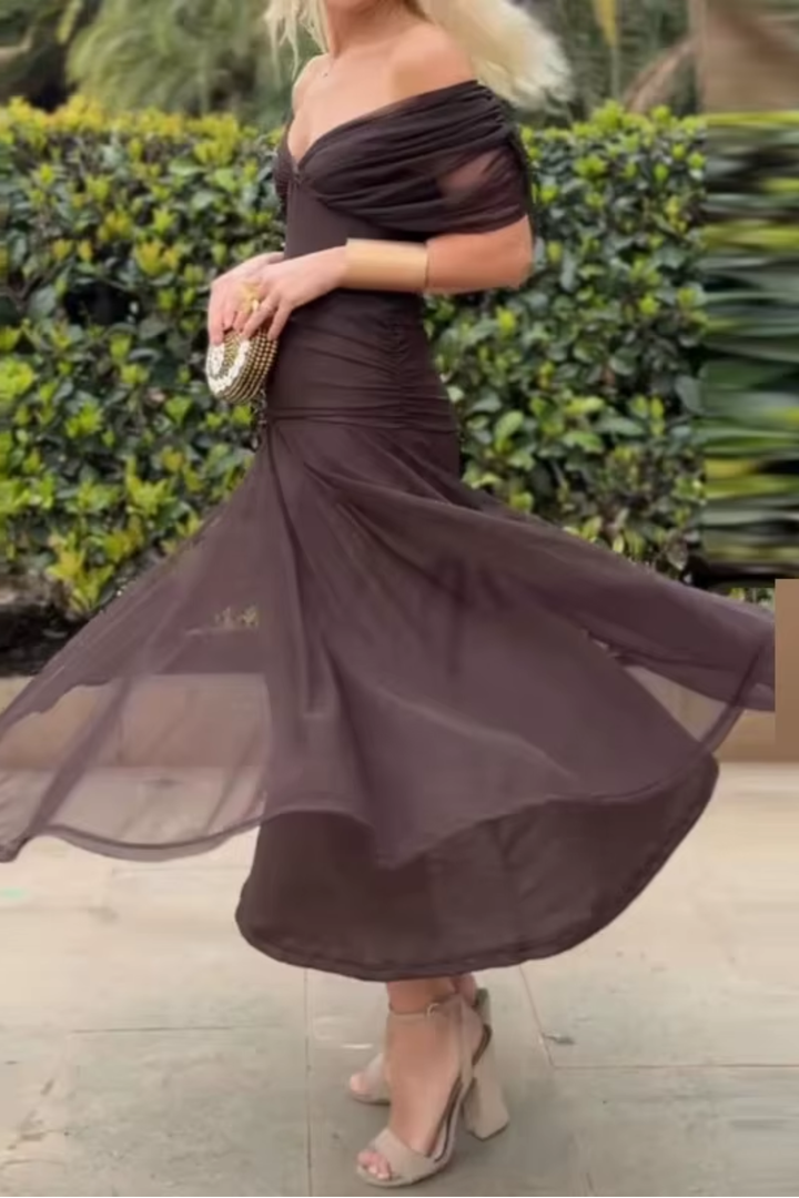 Amara | Robe Maxi de Soirée à Col V