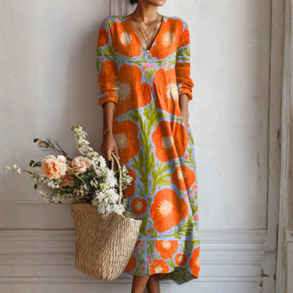 Claire | Robe de Printemps Élégante Sans Effort