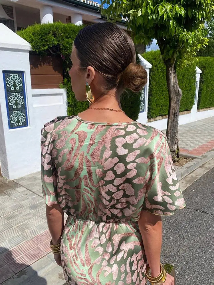 Flavie™ - Robe Midi Cuivré