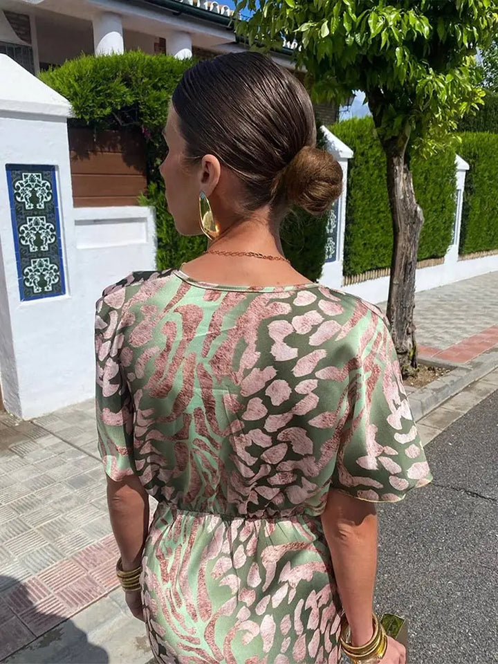 Flavie™ - Robe Midi Cuivré