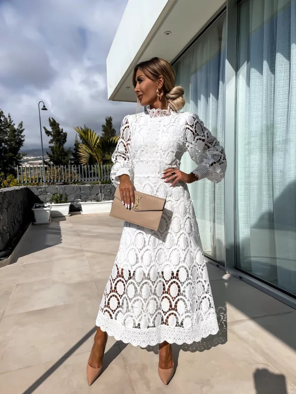 Isaure | Robe en Dentelle Élégante