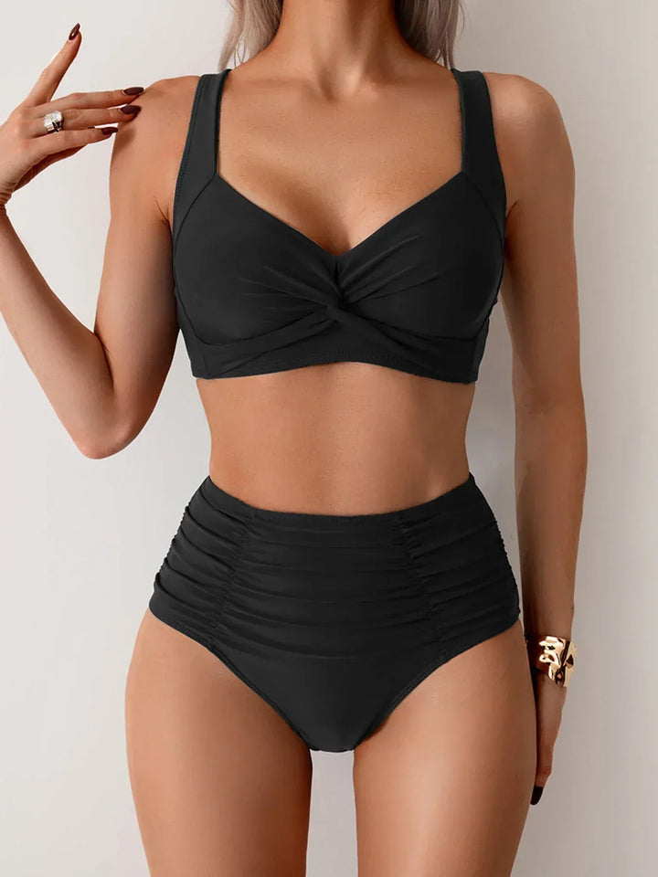 Mélusine | Bikini Gainant Taille Haute Sofia