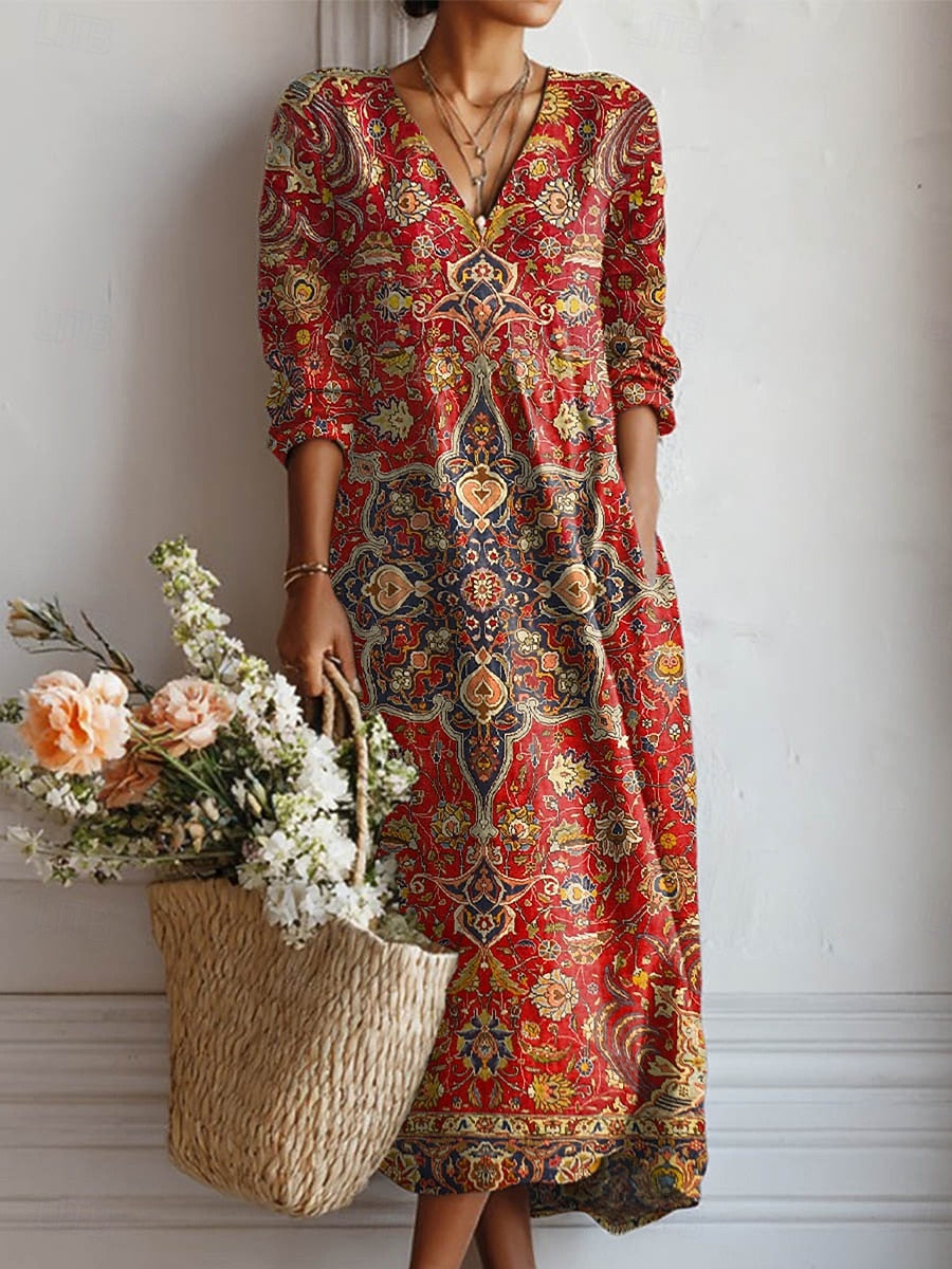 Diva | Robe de Printemps Élégante Sans Effort
