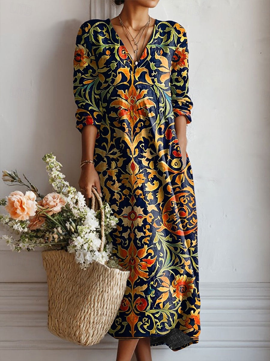 Yana | Robe de Printemps Élégante Sans Effort